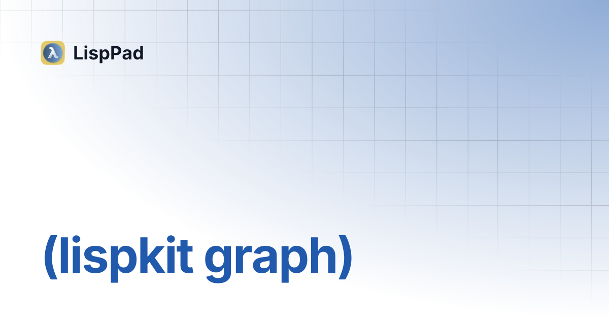 (lispkit graph) | LispPad